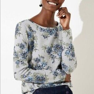 NWT LOFT Garden Sweatshirt
